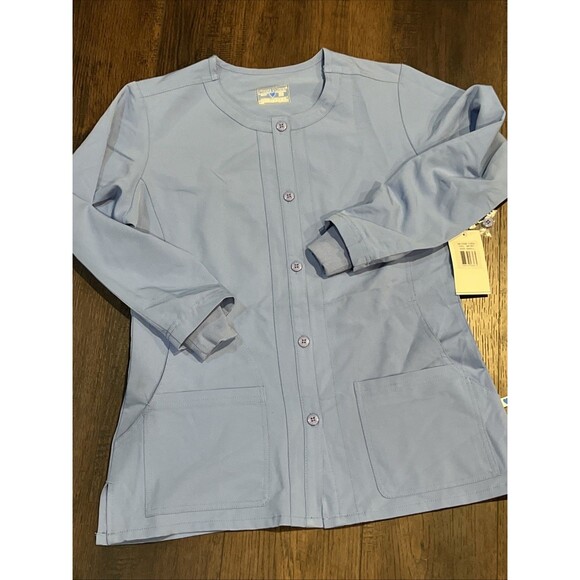 Lot Of Medical Nursing Scrubs Tops Women’s Size Small Some New With Tags Variety - Picture 2 of 12